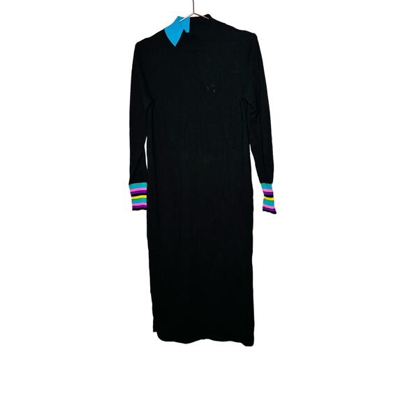 CHINTI & PARKER Bloomsbury Black Wool Cashmere Sweater Dress Size Small - Picture 5 of 15